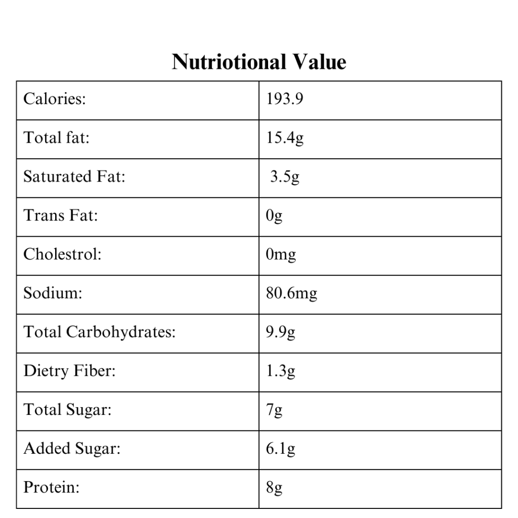 nutritional bar 